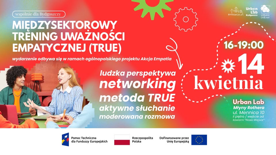 Wspólnie dla Bydgoszczy: Międzysektorowy Trening Rozwoju Uważności Empatycznej – 14 kwietnia Bydgoszcz